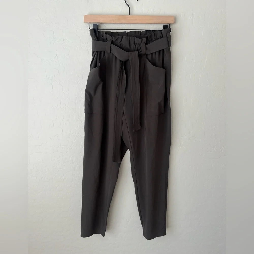 Athleta skyline high waist jogger pants Olive green 4 - Picture 8 of 13